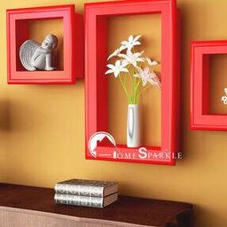 Set of 3 Wall Mounted Shelves-24