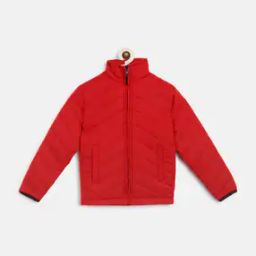 Quilted Bomber Jacket with Zip Closure-image-8