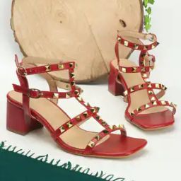 Open-Toe Slip-On Heeled Sandals-image-47