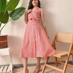 Women Printed Fit & Flare Dress-image-24