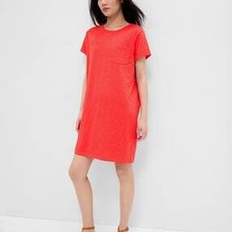 gap Women Round-Neck Shift Dress with Patch Pocket-picture-11