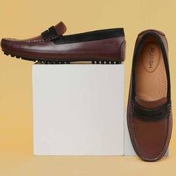 ruosh Round-Toe Slip-On Loafers-picture-1