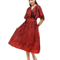 zelena Women Floral A-Line Dress-picture-27