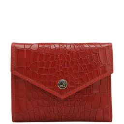 Women Textured Wallet with Metal Accent-14