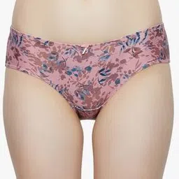 Printed Panty with Bow Accent-image-54