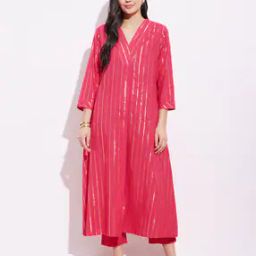 Women V-Neck Suit Set-image-3
