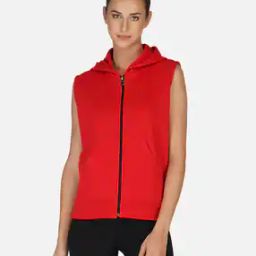 Hooded Jacket with Split-Kangaroo Pockets-image-66