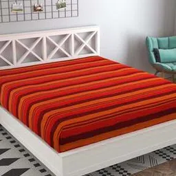 Striped Cotton King-Size Bedcover-picture-35