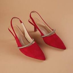 Heeled Shoes with PU Upper-31
