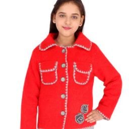 Button-Front Jacket with Applique-7