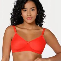 Women Full-Coverage Lightly-Padded  Bra with Adjustable Straps-3