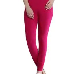 Women Basic Leggings with Elasticated Waist-image-92