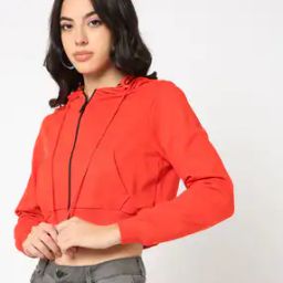 Women Regular Fit Hoodie with Kangaroo Pocket-picture-43