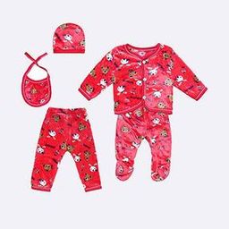 Cartoon Pattern Winter Clothing Set-image-2