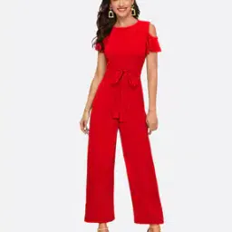 Jumpsuit with Cold Shoulders-picture-24