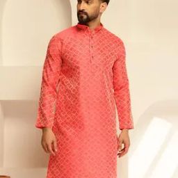 Men Embroidery Long Kurta-image-56