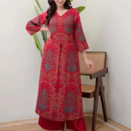 kiana house of fashion Women Printed Straight Kurta Set-picture-19