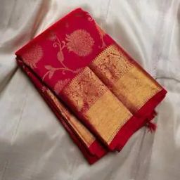 Women Banarasi Saree with Woven Motifs-image-15