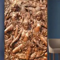 Multiple Ladies Statues Mural Wallpaper-image-12