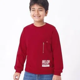 ed-a-mamma Sustainable Typographic Print Sweatshirt with Zipper Pocket-picture-40