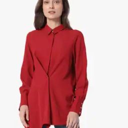 Shirt with Spread Collar-image-28