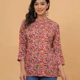 Women Paisley Relaxed Fit Tunics-47