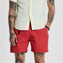  Men Mid Rise Regular Fit Shorts-image-78