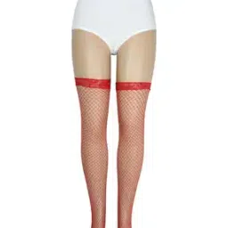 Women Thigh-High Fishernet Stockings-image-53