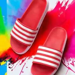 Striped Slip-On Slides-image-21