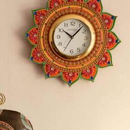 Royal and Elegant Decorative Wooden Handcrafted Wall Clock-image-36