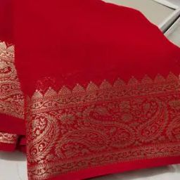 Women Semi Mysore Silk Saree with Rich Zari Border  -image-79