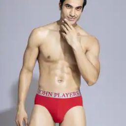 Men Cotton Briefs with Logo Waistband-image-37