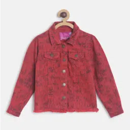 Printed Button-Front Jacket-12