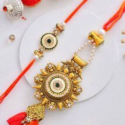 Tie-Up Traditional Rakhi Set  -6