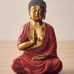 Sitting Polyresin Religious Idols Buddha Sculpture-image-14