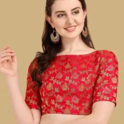 Women Embellished Back Open Blouse-picture-52