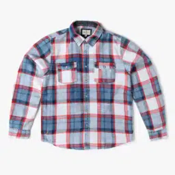 Boys Andres Checked Regular Fit Shirt-image-46