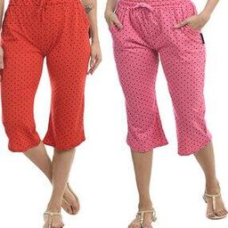 Pack of 2 Micro-Print Capris-image-23