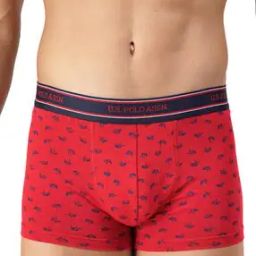 Printed Brand Elasticated Waist Trunks-image-15