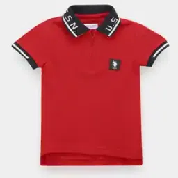 Boys Regular Fit Polo T-Shirt-image-79