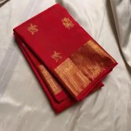 Women Kanjivaram Zari Woven Saree with Unstitched Blouse Piece-picture-0