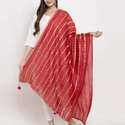 Gota Work Embellished Dupatta-picture-32