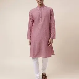fabindia Slim Fit Kurta with Mandarin Collar-picture-34