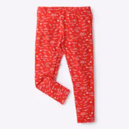 Graphic Print Mid-Rise Leggings-18