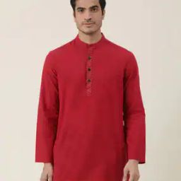 Mandarin-Collar Short Kurta-image-18