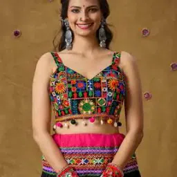 Women Embroidered Back Open Blouse-image-25