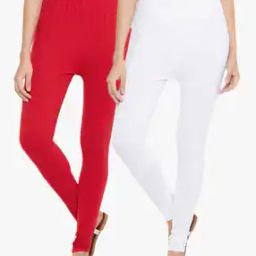 Pack of 2 Ankle Length Leggings-image-92