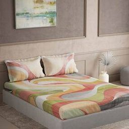 Cotton Printed Bedsheet with 2 Pillow Covers -image-17