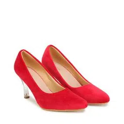 Pointed-Toe Kitten-Heeled Shoes-42