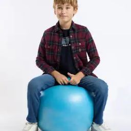 Boys Checked Regular Fit Cotton Shirt-image-20